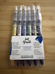 Zebra Doodlerz Gel Stick Pens Arteza Senellier Ink Pens Spectrum Noir Lot NEW
