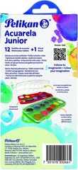 Versatile Washable Watercolor Set for Kids – Snap-In Brush, 12 Intense Colors