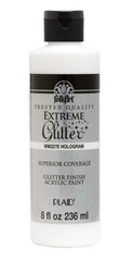 FolkArt Extreme Glitter Acrylic Paint, Hologram, 8 Fl. Oz.