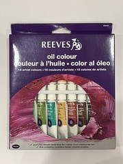 (Brand NEW) Reeves Oil Colours Set – 18 Artist Colors, 18×0.34oz Tubes