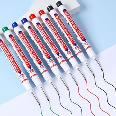 4Pcs/Set 20Mm Deep Hole Long Nib Head Markers for Metal Perforating Pen