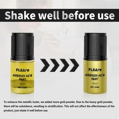 Chrome Airbrush Paint – 5 Colors, Ready-to-Use Alcohol-Based Metallic Airbrus…