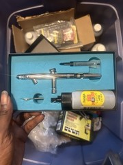 IWATA Eclipse HP-BCS Dual Action Airbrush AND IWATA IS35 Ninja Jet Compressor