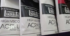 Liquitex Professional High Viscosity Acrylic Paint Set 6 Colors Open Box