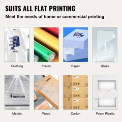 VEVOR Screen Printing Kit Silk Screen Printing Frames 6×10/8×12/10×14 110 Mesh