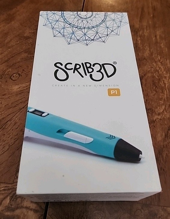 BRAND NEW SCRIB3D P1 3D Printing Pen Filament Arts Crafts Projects SCRIBED