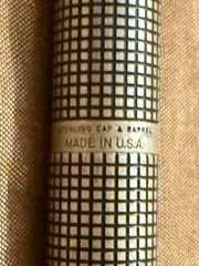 Parker 75 Sterling Silver Ciselé 14K Nib Unused Excellent Condition