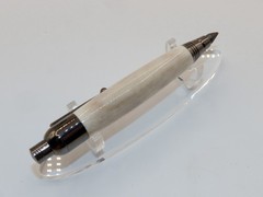 Chrome finish 5.6mm Sketch Pencil. Hand made with Genuine Deer Antler. #148