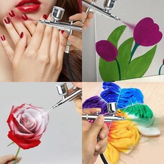 0.3mm Dual Action Airbrush Kit with Three Different Cups(6CC,20CC,40CC)