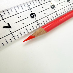 Sanford Prismacolor Colored Art Pencil~Neon Red 1037~Sharpened 6.75″ remaining