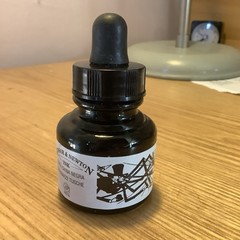 Winsor Newton Drawing Ink 30ml Bottle, Black, Gold or Silver