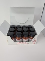 (12) 1 Oz Bottles Of Angelus Acrylic Leather Saddle Brown Paint New