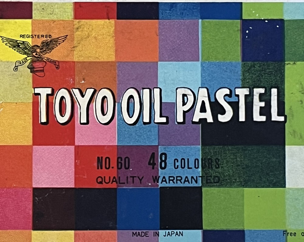 VTG. 1950’s-TOYO-OIL PASTELS-39 COUNT-Art Supply-Made in Japan
