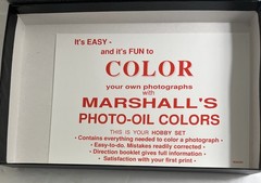 Marshall’s Photo Coloring System HOBBY SET Photo Oil Kit Photo Art Kit