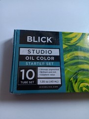 Blick Studio Oil Color Starter Set 10 Paint Tubes Multicolor BRAND NEW SEALED