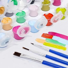 Paint by Numbers for Adults Beginner, Pink Cake Tea Adult Paint by Number Kits o