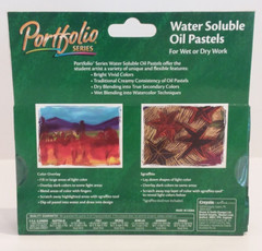 Crayola Portfolio Series Water Soluble Wet or Dry Oil Pastels 24 Color Set
