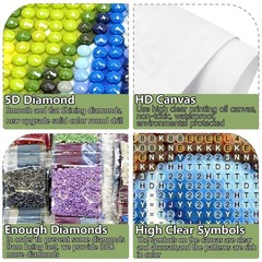 AMORARS Bird Diamond Art Kits for Adults – 5D Painting Multicolour