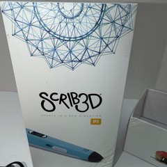 Scrib3D P1 3D Printing Pen + Color Filaments + Guide in Box W/Charger