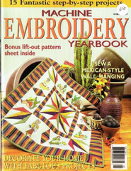 Machine Embroidery Yearbook Magazine 1 Issue 1999 Vintage Australia