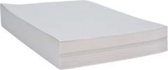 500 Sheets Newsprint Drawing Paper 8.5 x 11 Inches 30 lb White Bulk Pack for