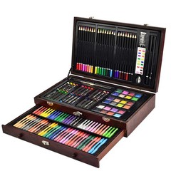 Sunnyglade 145 Piece Deluxe Art Set, 145 Count (Pack of 1), multi-color