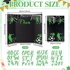 Soccer Senior Night Gifts 48 x 36” Large Trifold Poster Board Graduation Pho…