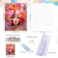 Natuyalo Paint by Numbers Kit for Adults 15 cm x 25 x 3 cm, ART-09