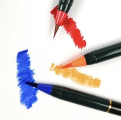 20 Color Watercolor Brush Pen Set Nylon Brush Tip Artists Art Markers Multicolor