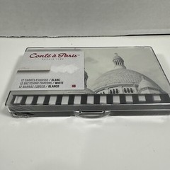 Conte A Paris Crayons – White Blanc HB Box of 12 New Sealed