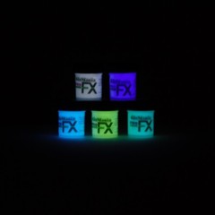 Green Blue Aqua Lilac White Glow in the Dark Paint 4oz pots Cosmic Star Ceiling