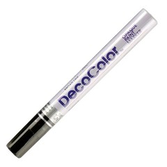 300-1 Marvy DecoColor Opaque Paint Marker, Broad Tip, Black, Pack of 1
