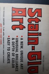 Vintage Stain-Glo Art “Senorita” Pattern NOS 1969 Very Rare Find Craft Art Kit