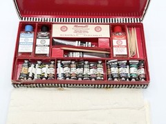 1948 Marshall’s Photo-Oil Colors Advanced Set Hand Tinting Kit Brooklyn NY
