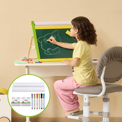 Easel Accessory Set, 32 PCS Kid’S Art Easel Painting Kit Including Chalks, Dry-E