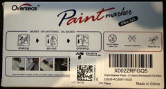 Overseas Paint Marker Pens 4 Colors Permanent Oil Based Paint – NO WHITE PEN