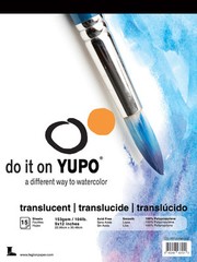 Yupo Polypropylene Pad Translucent 104# 9X12