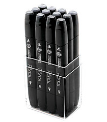 Shinhan TOUCH Twin Marker 12 Colors (Cool Gray) / Tracking