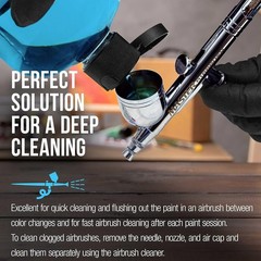 Non-Toxic 16oz Airbrush Cleaning Solution – Efficiently Cleans Brushes & Tools
