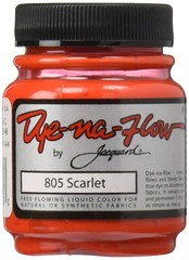 Jacquard Dye-Na-Flow Liquid Color 2-1/4 Ounces-Scarlet,Acrylic Paint