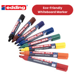 Edding 360 Whiteboard Markers Smooth Writing Office Marker Durable Ink Pack of 8