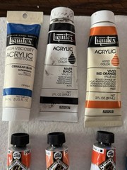 20+ Artist Acrylic Paint Tubes Rembrandt Liquitex Winsor Newton Lot