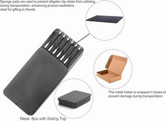 Durable Alligator Clip Sticks with Metal Organizer for Airbrush & Gundam Models