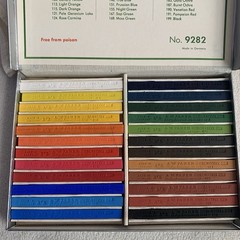 FABER CASTELL Polychromos Pastels 9282 Sticks SET OF 24 Fine Art COMPLETE EUC!