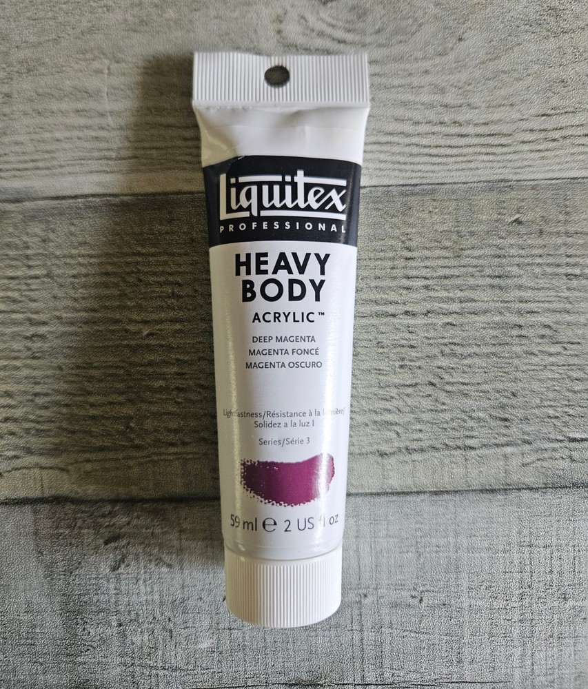 Liquitex Pro Heavy Body Acrylic Artist Paint 2-Fl Oz Tube ~ Deep Magenta
