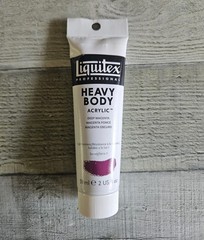 Liquitex Pro Heavy Body Acrylic Artist Paint 2-Fl Oz Tube ~ Deep Magenta