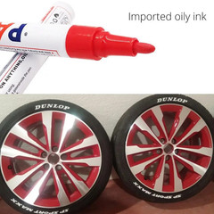 1pcs White Waterproof Tire Paint Marker Pen Auto Rubber Wheel Permanent – NEW