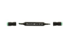 Chartpak Spectra Ad Marker Set In Plastic Case Tri-Nib And Brush Dual-Tip 6