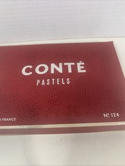 Set of 24 Vintage Conte Crayons Pastels No 124 Made In France