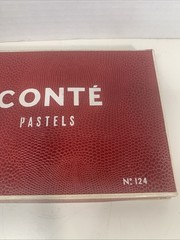 Set of 24 Vintage Conte Crayons Pastels No 124 Made In France
